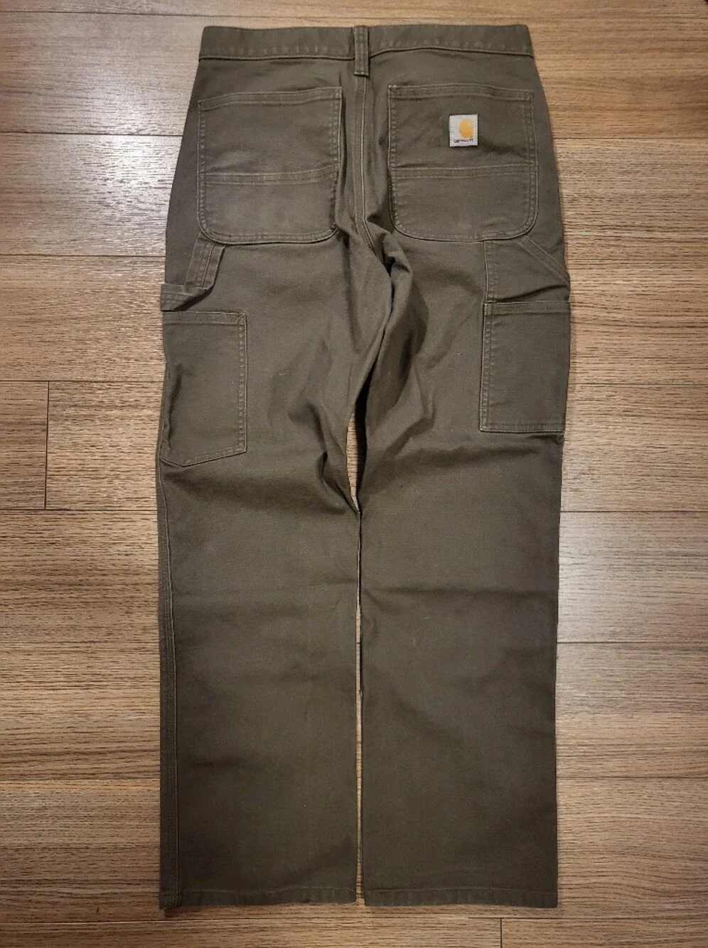 Carhartt Brown Carpenter Pant - Straight Leg Relaxed Fit